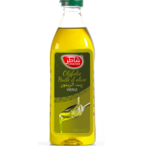 HUILE D OLIVE VIERGE  CHATAR 0,5L 100% NATUREL