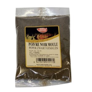 POIVRE NOIRE MOULU 150G